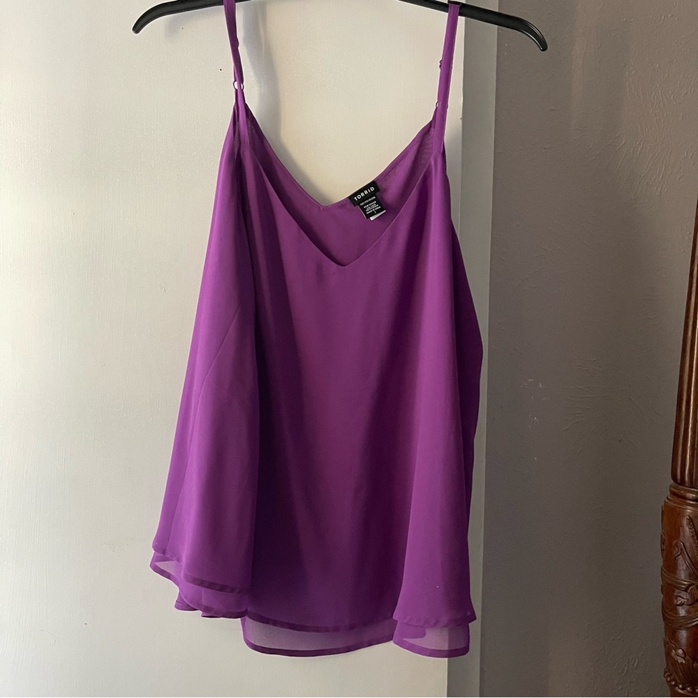 Torrid flowy tank top